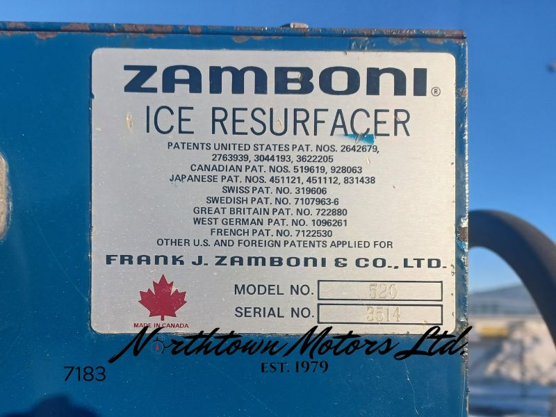 
								1988 Zamboni 520 Ice Resurfacer full									